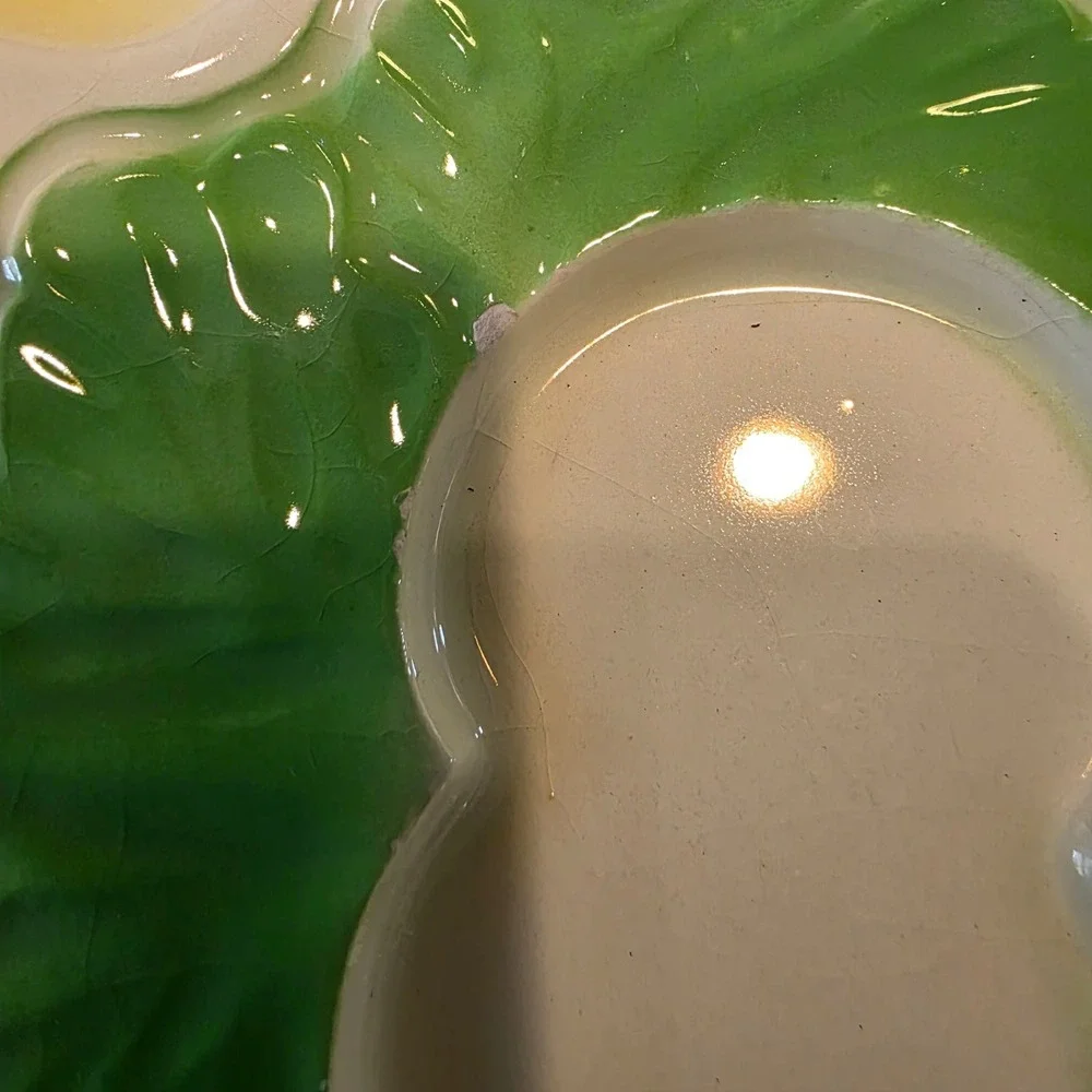 Vintage Ceramic Deviled Egg Plate 10